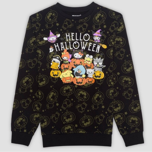New Men’s Unisex Sanrio graphic Halloween sweatshirt S M L XXL - Picture 8 of 10